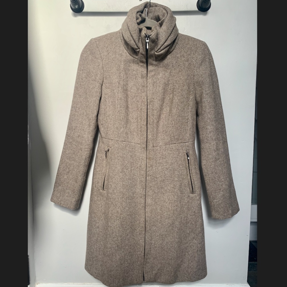 Zara wool coat jacket knee length
